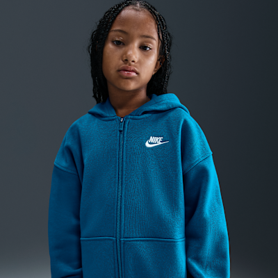 Nike Sportswear Club Fleece Big Kids' Oversized Full-Zip Hoodie