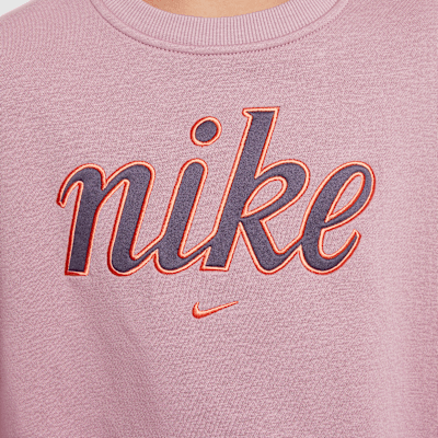 Nike Sportswear Club Fleece Girls' Boxy Crew-Neck Sweatshirt