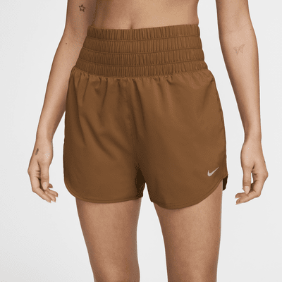 Shorts con forro de ropa interior Dri-FIT de tiro ultraalto de 8 cm para mujer Nike One