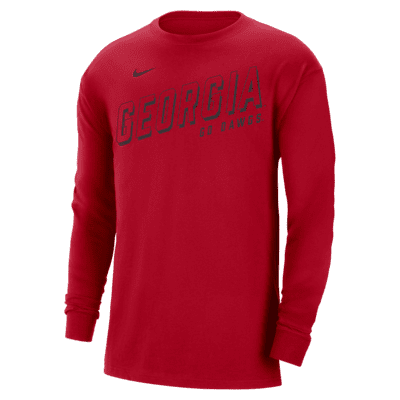 Georgia Men's Nike College Long-Sleeve Max90 T-Shirt. Nike.com