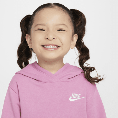 Sudadera con gorro sin cierre de tejido Fleece infantil Nike Sportswear Club