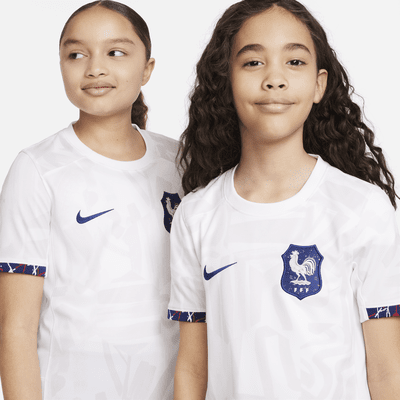 FFF 2023 Stadium Away Big Kids' Nike Dri-FIT Soccer Jersey