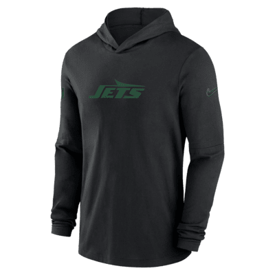 New York Jets Sideline Men's Nike Dri-FIT NFL Long-Sleeve Hooded Top