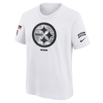 Playera Nike Dri-FIT de la NFL para niños talla grande Pittsburgh Steelers Salute to Service Primary Edge Legend