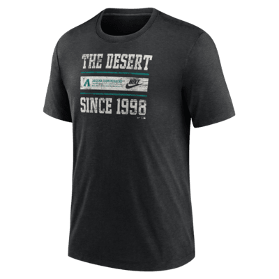 Мужская футболка Arizona Diamondbacks Cooperstown Local Stack