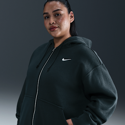 Nike Sportswear Phoenix Fleece Women's Oversized Full-Zip Hoodie (Plus Size)