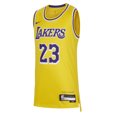 Φανέλα Nike NBA Swingman LeBron James Λος Άντζελες Λέικερς 2023/24 Icon Edition για μεγάλα αγόρια