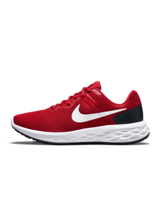 nike running shoes red and grey
