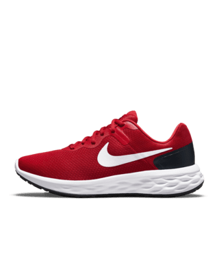 red nike running shoes