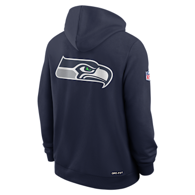 Seattle Seahawks Utility Player Sideline Men's Nike Dri-FIT NFL Full-Zip Hoodie