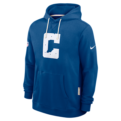 Indianapolis Colts Initial Home Sideline Men's Nike Dri-FIT NFL Pullover Hoodie