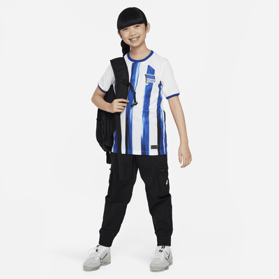 Hertha BSC 2023/24 Stadium Home Older Kids' Nike Dri-FIT Football Shirt