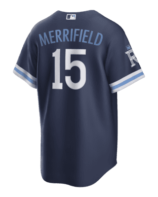 Game-Used City Connect Debut Jersey: Whit Merrifield #15 (NYY @ KC