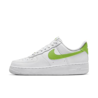 Nike Air Force 1 Shadow Neon Accent Sneakers Women in Green
