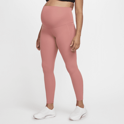 Leggings de maternidad de tiro alto de 7/8 con bolsillos para mujer Nike (M) One