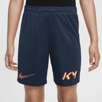 กางเกงฟุตบอลขาสั้นเด็กโต Dri-FIT Kylian Mbappé Academy23