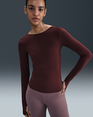 Женские  Nike Zenvy Dri-FIT Long-Sleeve Top
