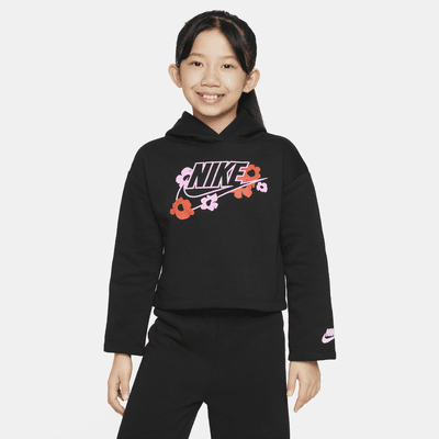 Nike Floral Fleece Younger Kids' Graphic Hoodie