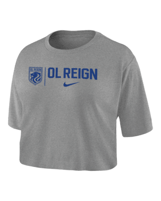 Женская футболка OL Reign Nike Dri-FIT Soccer Cropped