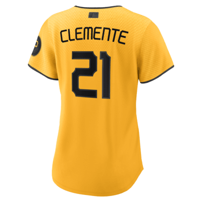 MLB Pittsburgh Pirates City Connect (Roberto Clemente) Women's Replica Baseball Jersey