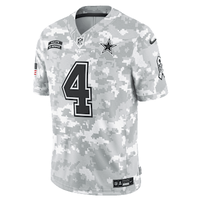 Dak Prescott Dallas Cowboys Salute to Service Men's Nike Dri-FIT NFL Limited Jersey