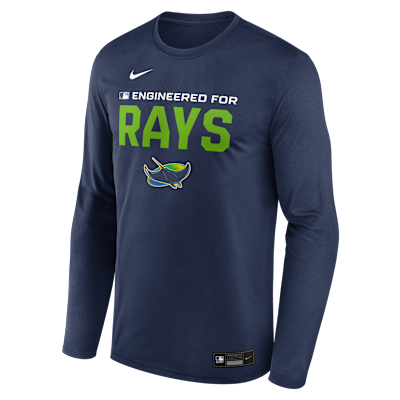 Tampa Bay Rays Authentic Collection Team Issue Men's Nike Dri-FIT MLB Long-Sleeve T-Shirt