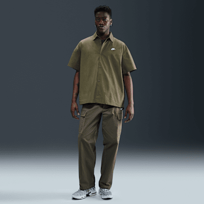 Nike Club Kurzarmshirt mit Knöpfen (Herren)