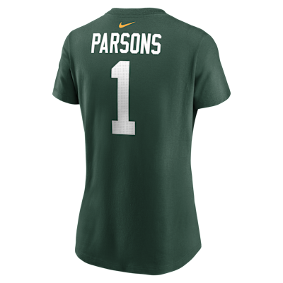 Playera Nike de la NFL para mujer Green Bay Packers Micah Parsons