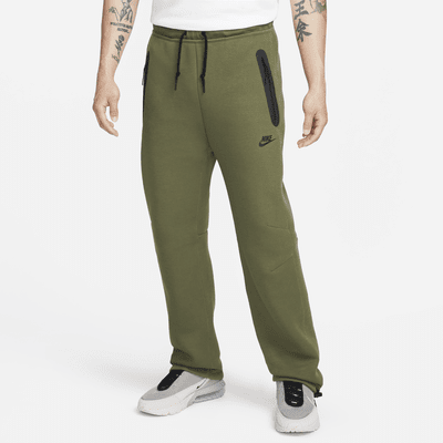 Pants de entrenamiento con dobladillo abierto para hombre Nike Sportswear Tech Fleece