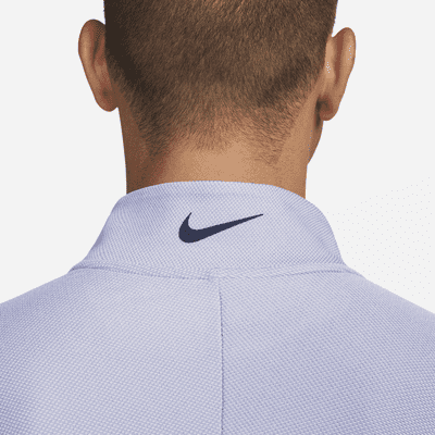 nike quarter zip blue