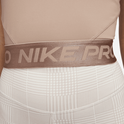 Nike Pro Dri-FIT-top i kort snit til kvinder