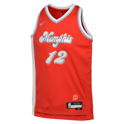 Jersey Nike Dri-Fit de la NBA Swingman para niños talla grande Ja Morant Memphis Grizzlies 2024/25 City Edition