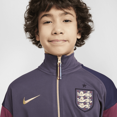 Veste de foot nationale Nike Dri-FIT Angleterre Academy Pro Extérieur pour ado