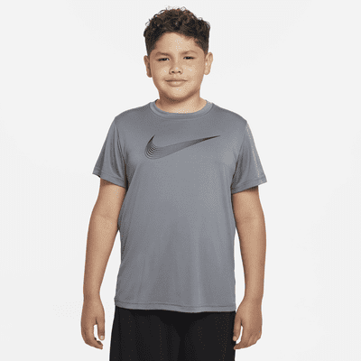Nike Dri FIT Older Kids' (Boys') Short Sleeve Training Top (Extended Size)