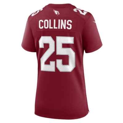 Jersey de fútbol americano Nike de la NFL Game para mujer Zaven Collins Arizona Cardinals