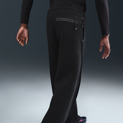 Pants de tejido Fleece de ajuste holgado con dobladillo abierto para hombre Nike Tech