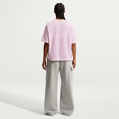 Playera de corte cuadrado para mujer Nike Cheer