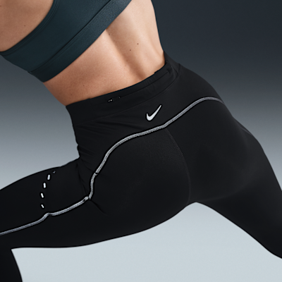 Leggings da running a 7/8 a vita alta con dettagli dal design rifrangente Nike Swift – Donna