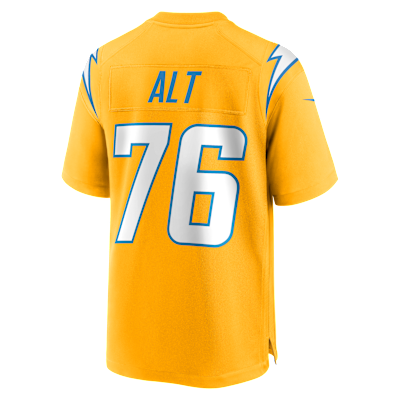 Joe Alt Los Angeles Chargers Men's Nike NFL Game Jersey
