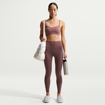 나이키 젠비 여성 하이웨이스트 풀 렝스 노 프론트 심 레깅스