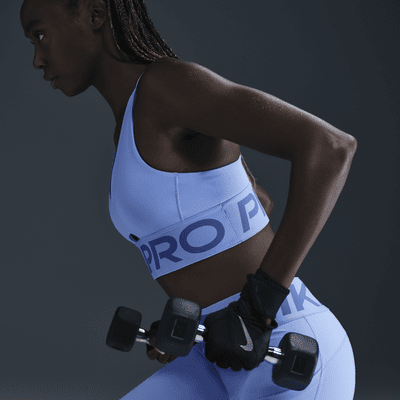 Bra deportivo de media sujeción con almohadillas para mujer Nike Pro Indy Plunge