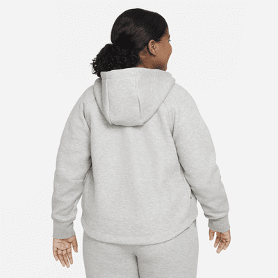 Nike Sportswear Tech Fleece Older Kids' (Girls') Full-Zip Hoodie (Extended Size)