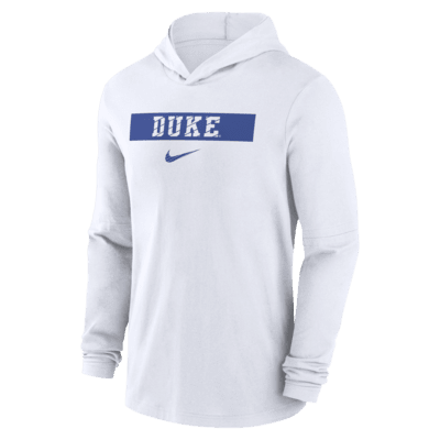 Duke Blue Devils Sideline Men's Nike Dri-FIT College Long-Sleeve Hooded Top