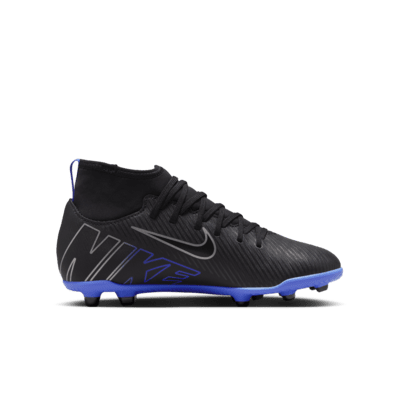 Tacos de fútbol de corte high para terrenos múltiples para niños de preescolar y grandes Nike Jr. Mercurial Superfly 9 Club