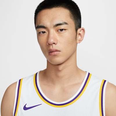 ロサンゼルス レイカーズ アソシエーション エディション メンズ ナイキ Dri-FIT ADV NBA オーセンティック ジャージー
