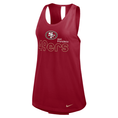 Camiseta de tirantes Nike Dri-FIT de la NFL para mujer San Francisco 49ers