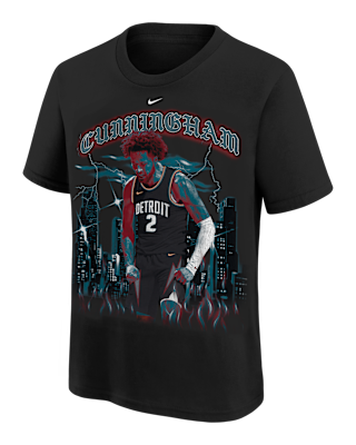 Детская футболка Cade Cunningham Detroit Pistons City Edition Big Kids' Nike NBA