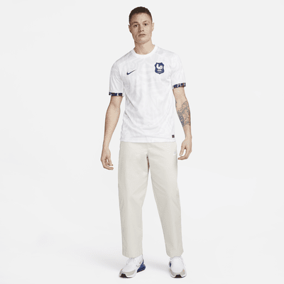 Jersey de fútbol Nike Dri-FIT de Francia visitante 2023 Stadium para hombre