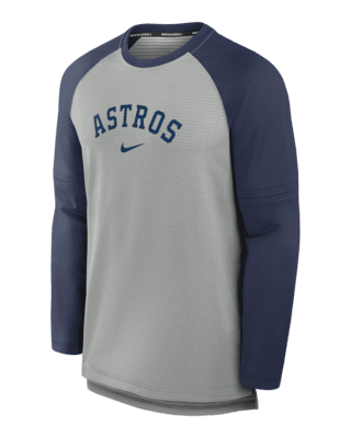 Мужская футболка Houston Astros Authentic Collection Game Time Nike Breathe MLB Long-Sleeve