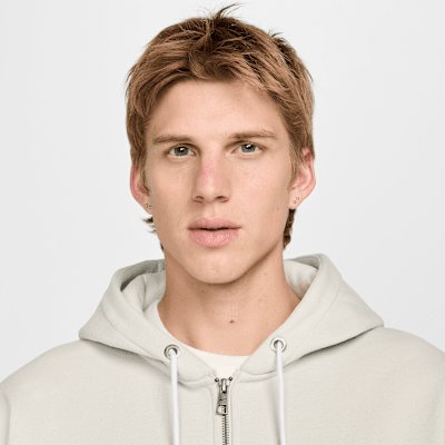 Nike Solo Swoosh Herren-Hoodie mit durchgehendem Reißverschluss